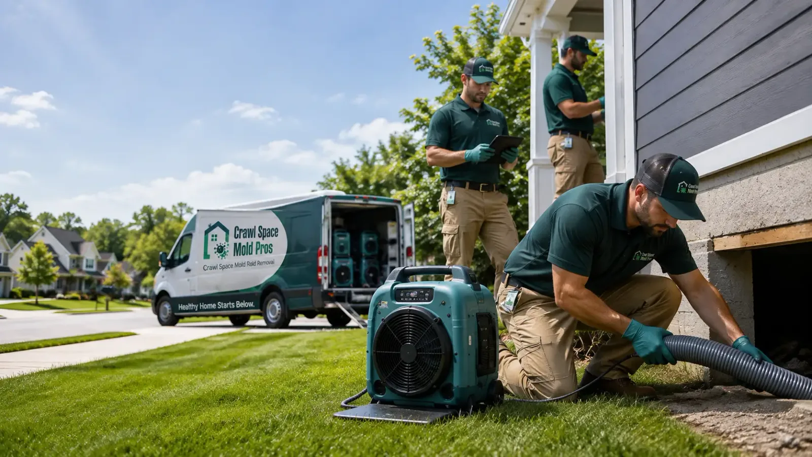 Crawl Space Mold Removal in Sterling, UT